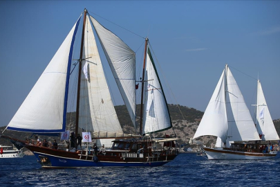 Bodrum'da Kuşak ve Yol Uluslararası Yelken Yarışları başladı