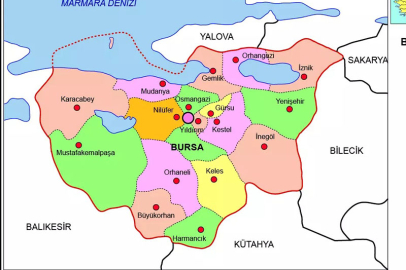 Bursa ilçeleri ve bölgeleri