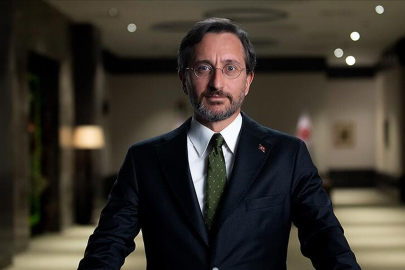 Fahrettin Altun, Suriye Enformasyon Bakanı El Ömer ile görüştü