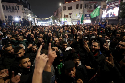 İsrail'in soykırım harekatı Batı Şeria'da protesto edildi