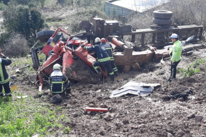 Uçurumdan yuvarlanarak defalarca takla attı