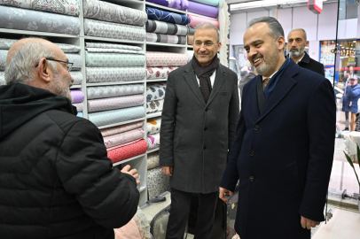Başkan Aktaş'tan Bursa'da esnaf ziyareti