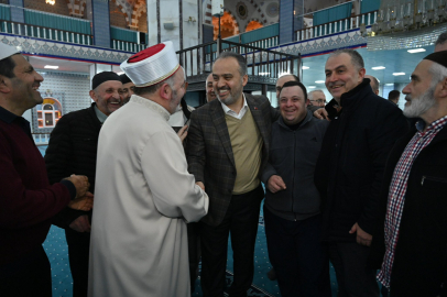 Başkan Aktaş Bursa Mihraplı Camii'nde