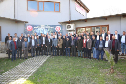 Başkan Adayı Bozbey, Mustafakemalpaşa'da muhtar derneklerini ziyaret etti