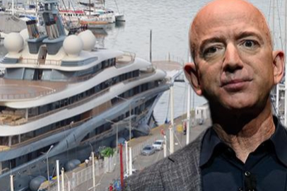 Jeff Bezos'un süper yatı Fethiye'ye demir attı!