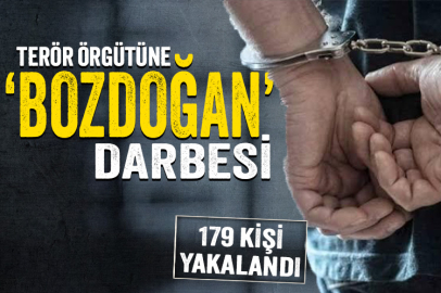 22 ilde 'Bozdoğan' operasyonu: 179 kişi yakalandı