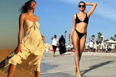 Aybüke Pusat bikini sezonunu açtı