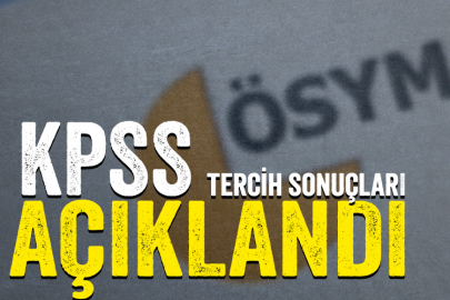 KPSS tercih sonuçları açıklandı