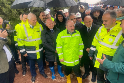 Bursa'da Çınarcık içme suyunu şehre ulaştıracak hattın yapımı başladı