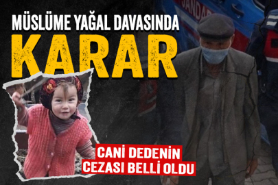 3 yaşındaki Müslüme Yağal'ın ölümüne ilişkin davada karar!