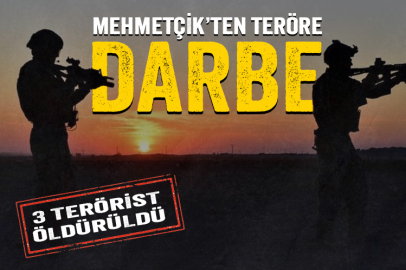 Mehmetçik'ten teröre darbe: 3 PKK'lı terörist öldürüldü