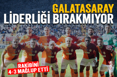 Galatasaray liderliği bırakmıyor