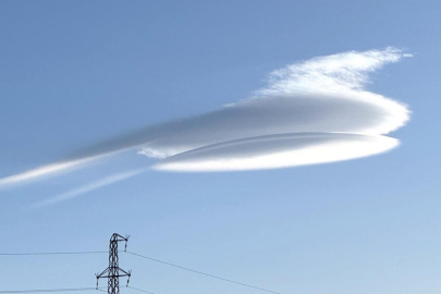 Ardahan'da mercek bulutları görüldü