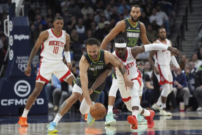 NBA’de Timberwolves, Rockets’ı 113-106 mağlup etti