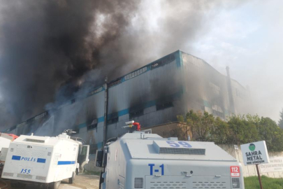 Tekirdağ'da tekstil fabrikasında yangın