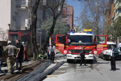 YSK Ankara İl Seçim binasının yakınında yangın çıktı