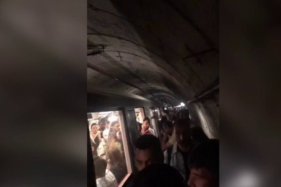 İstanbul metro hattında arıza: Yolcular tünelde yürüdü