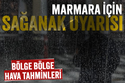 Marmara için sağanak yağış uyarısı: 18 Nisan 2024 hava durumu