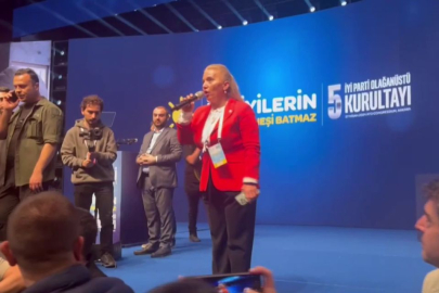 İYİ Parti Genel Başkan Adayı Kodaz, rakibi Koray Aydın için oy istedi, delegeler yuhaladı