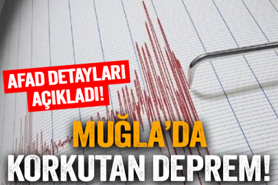 Datça'da korkutan deprem