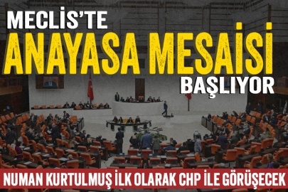 Meclis'te anayasa heyecanı: Numan Kurtulmuş ilk CHP ile görüşecek