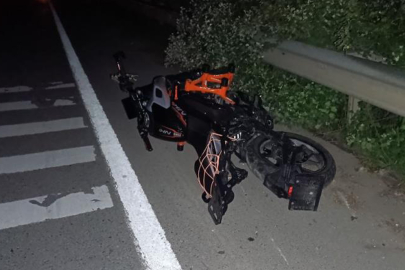Sakarya'da motosiklet kazası: Sürücü feci şekilde can verdi