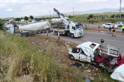 Gaziantep'teki feci kazada beton mikseri böyle kaydedilmiş