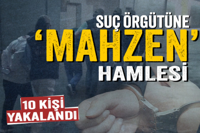 İstanbul'da organize suç örgütüne 'Mahzen' operasyonu: 10 kişi yakalandı