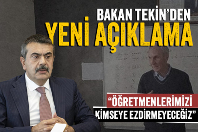 Bakan Tekin: Öğretmenlerimizi kimseye ezdirmeyeceğiz