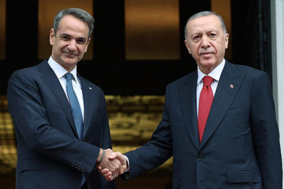 Erdoğan ve Miçotakis görüşmesi Cumhurbaşkanlığı Külliyesi'nde başladı