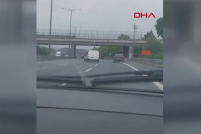 İstanbul'da 3 aracın makas atma yarışı, trafiği tehlikeye attı