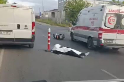 İstanbul'da motosiklet ile çarpışan kamyonet sürücüsü kaçtı: 1 ölü