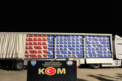 Malatya'da kaçakçılığa geçit yok: 5 milyon makaron ele geçirildi