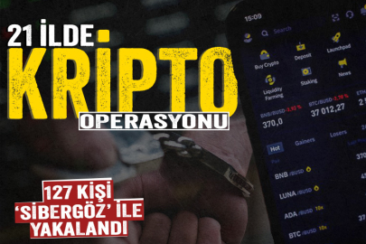 Kripto dolandırıcılığı 'Sibergöz' ile engellendi: 127 kişi yakalandı
