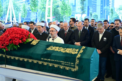 Cumhurbaşkanı Erdoğan, Çiller'in cenazesine katıldı