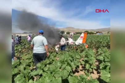 Kayseri'de eğitim uçağı düştü: 2 şehit