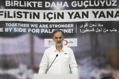 İstanbul'da STK'ler Gazze'ye destek için bir araya geldi