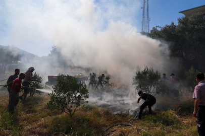 İzmir'deki orman yangınlarına müdahale yeniden başlatıldı