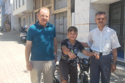 Bursa'da 11 yaşındaki Zafer'den örnek davranış