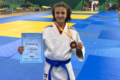 Judocu Rabia Tekin Balkan 3’üncüsü oldu