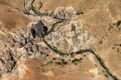 Muş'taki Kızılağaç Kanyonu doğaseverlerin uğrak noktası oldu
