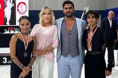 Seda Sayan'ın eşi Çağlar Ökten'in oğlu dans yarışmasında birinci oldu