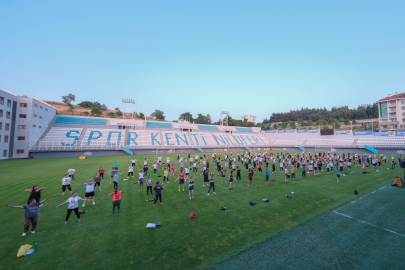 Bursa'da Nilüferliler sporla zinde kalıyor