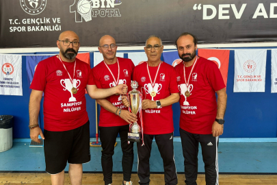 Bursa'da Nilüfer BUGES namağlup şampiyon