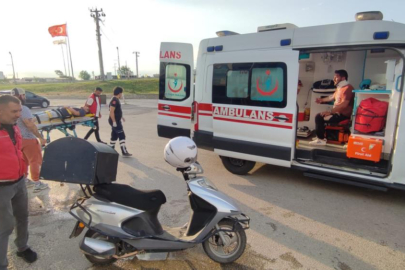Edirne'de seyir halindeki motosiklet devrildi: 2 yaralı