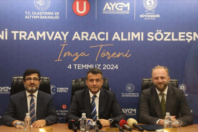 Samsun'da imzalar atıldı! 10 tramvay alınacak