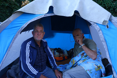 Güreş izlemek için Edirne’ye akın eden vatandaşlar çadırlarda yattı