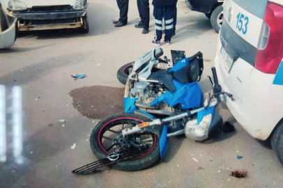 Isparta'da otomobil ve motosiklet çarpıştı: 1 kişi ağır yaralı