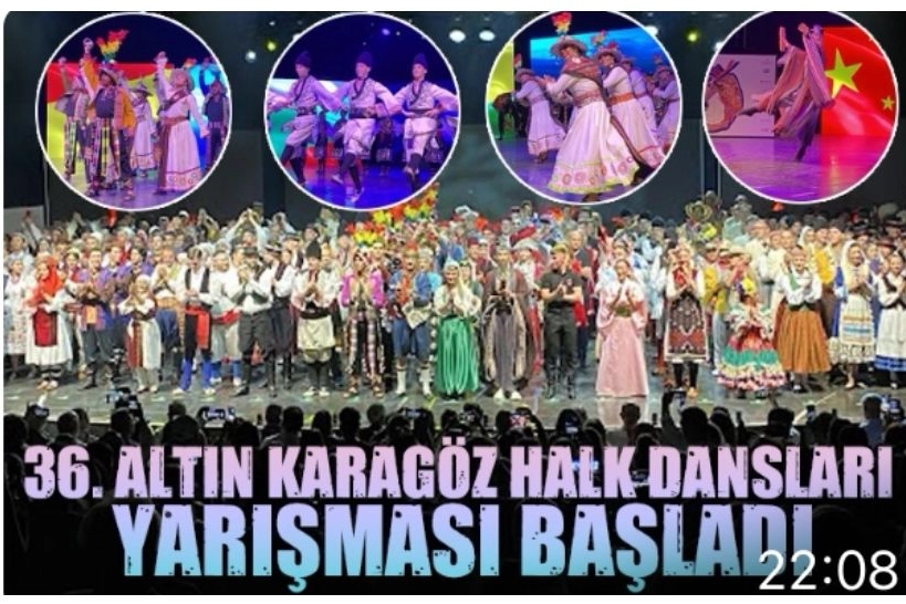 36. Altın Karagöz Halk Dansları yarışması başladı