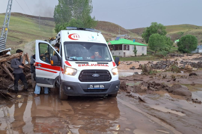 Selden etkilenen bölgelere 7 UMKE timi ve 22 ambulans görevlendirildi